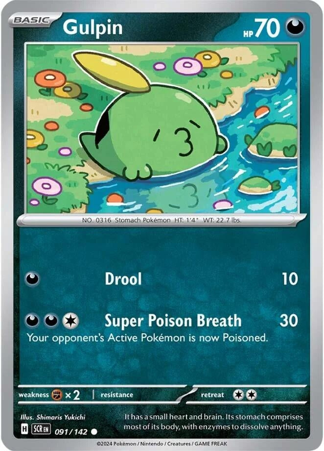 Image for Gulpin (091/142) [SV07: Stellar Crown] - Pokemon