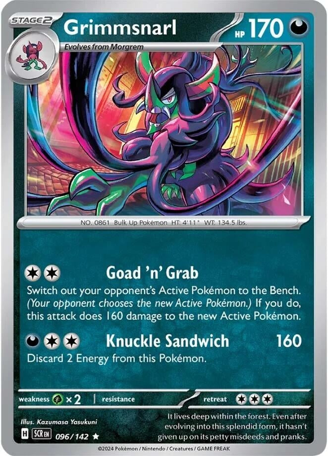 Image for Grimmsnarl (096/142) [SV07: Stellar Crown] - Pokemon