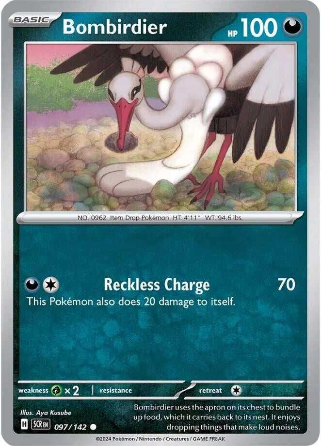 Image for Bombirdier (097/142) [SV07: Stellar Crown] - Pokemon