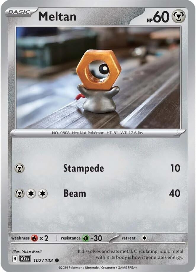 Image for Meltan (102/142) [SV07: Stellar Crown] - Pokemon