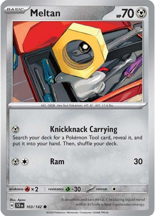 Image for Meltan (103/142) [SV07: Stellar Crown] - Pokemon