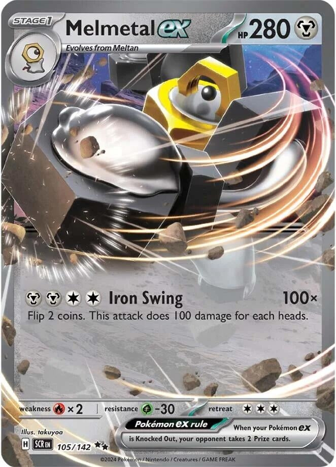 Image for Melmetal ex (105/142) [SV07: Stellar Crown] - Pokemon