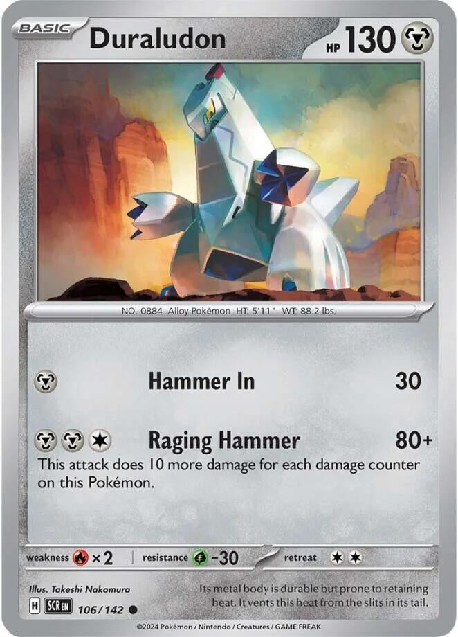 Image for Duraludon (106/142) [SV07: Stellar Crown] - Pokemon