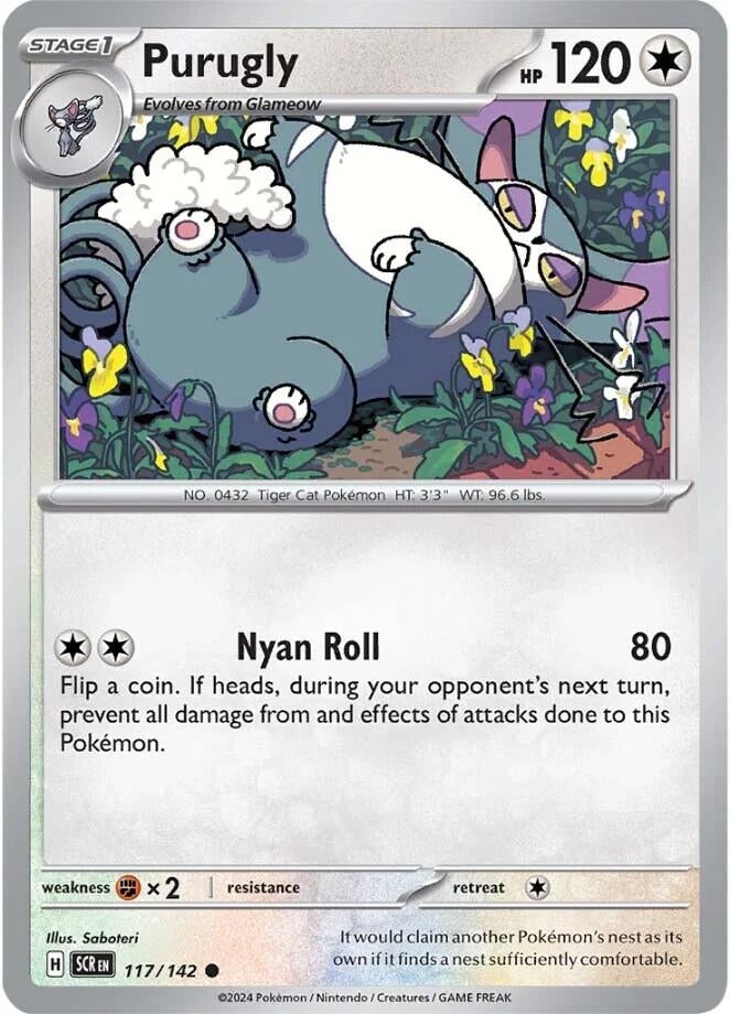 Image for Purugly (117/142) [SV07: Stellar Crown] - Pokemon