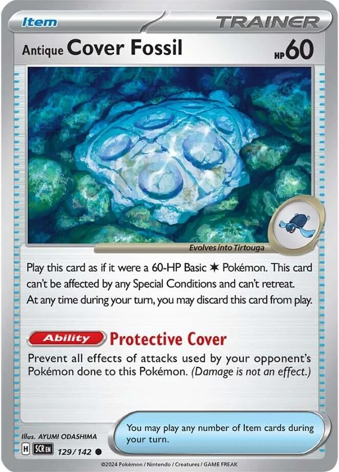 Image for Antique Cover Fossil (129/142) [SV07: Stellar Crown] - Pokemon