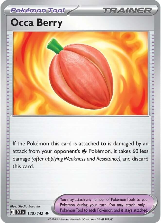 Image for Occa Berry (140/142) [SV07: Stellar Crown] - Pokemon