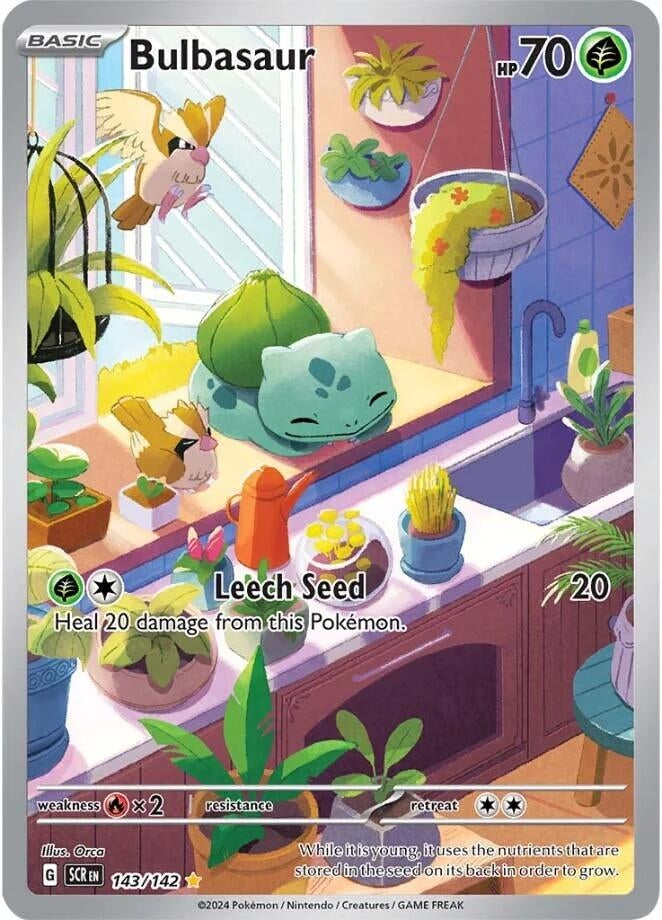 Image for Bulbasaur (143/142) [SV07: Stellar Crown] - Pokemon