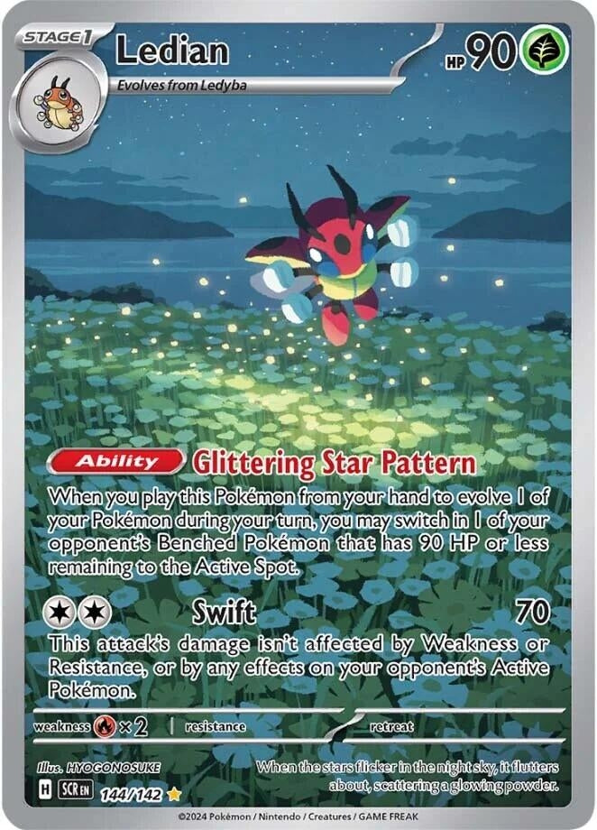 Image for Ledian (144/142) [SV07: Stellar Crown] - Pokemon
