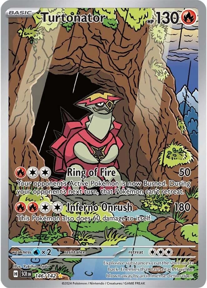 Image for Turtonator (146/142) [SV07: Stellar Crown] - Pokemon