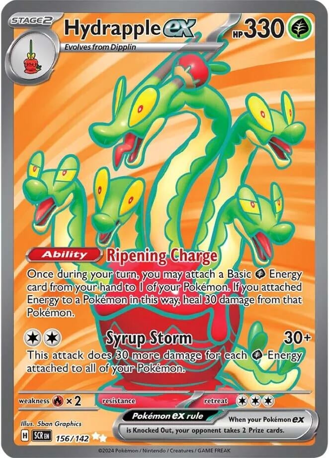 Image for Hydrapple ex (156/142) [SV07: Stellar Crown] - Pokemon