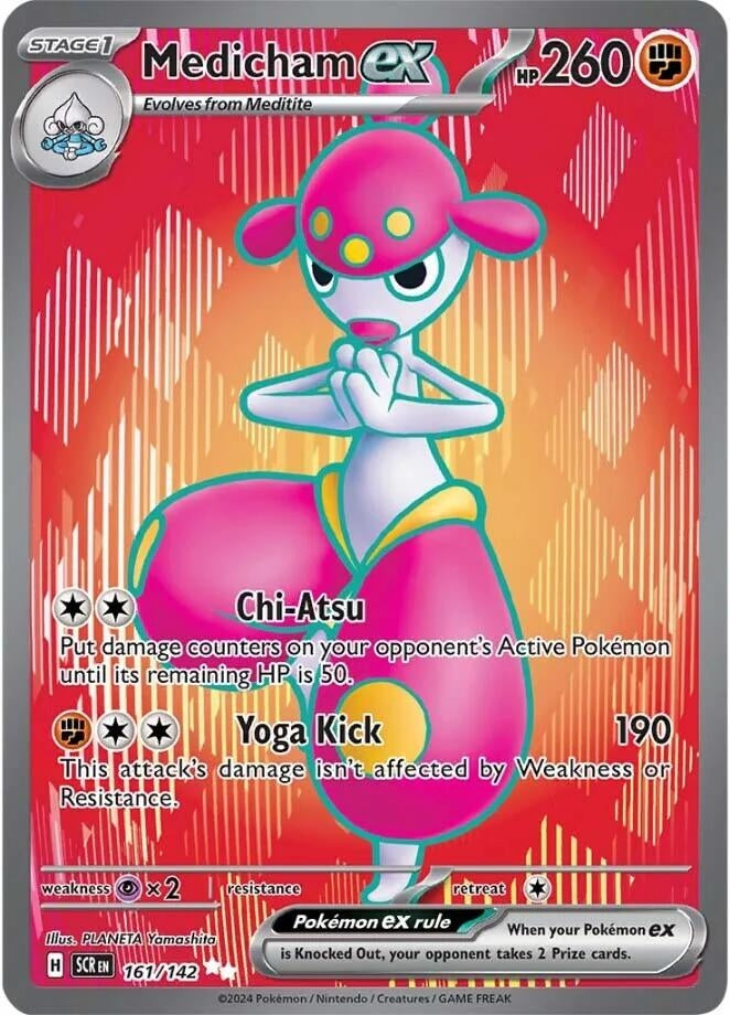 Image for Medicham ex (161/142) [SV07: Stellar Crown] - Pokemon