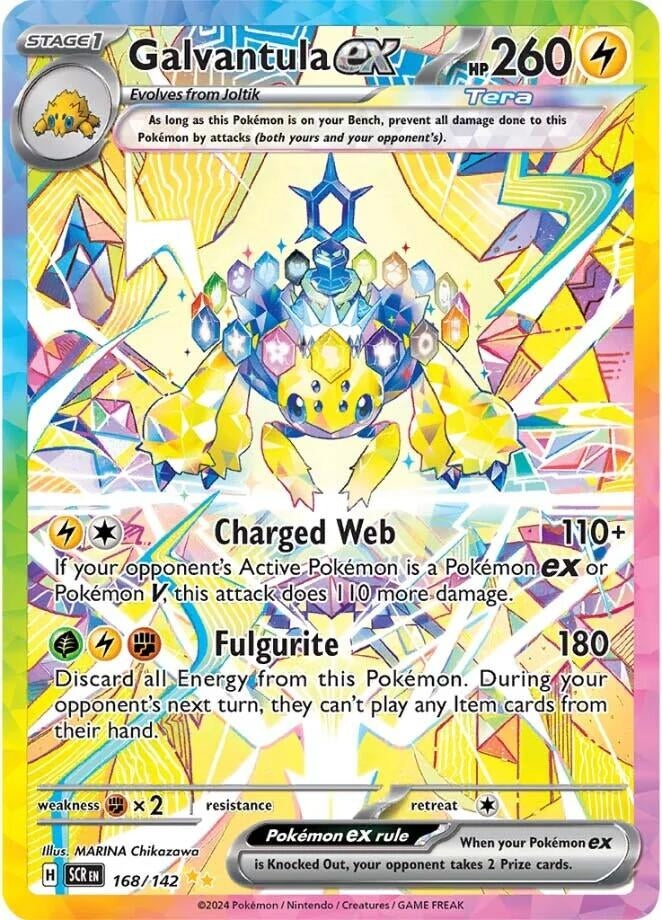 Image for Galvantula ex (168/142) [SV07: Stellar Crown] - Pokemon