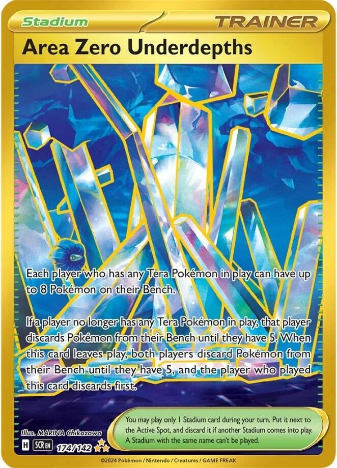 Image for Area Zero Underdepths (174/142) [SV07: Stellar Crown] - Pokemon