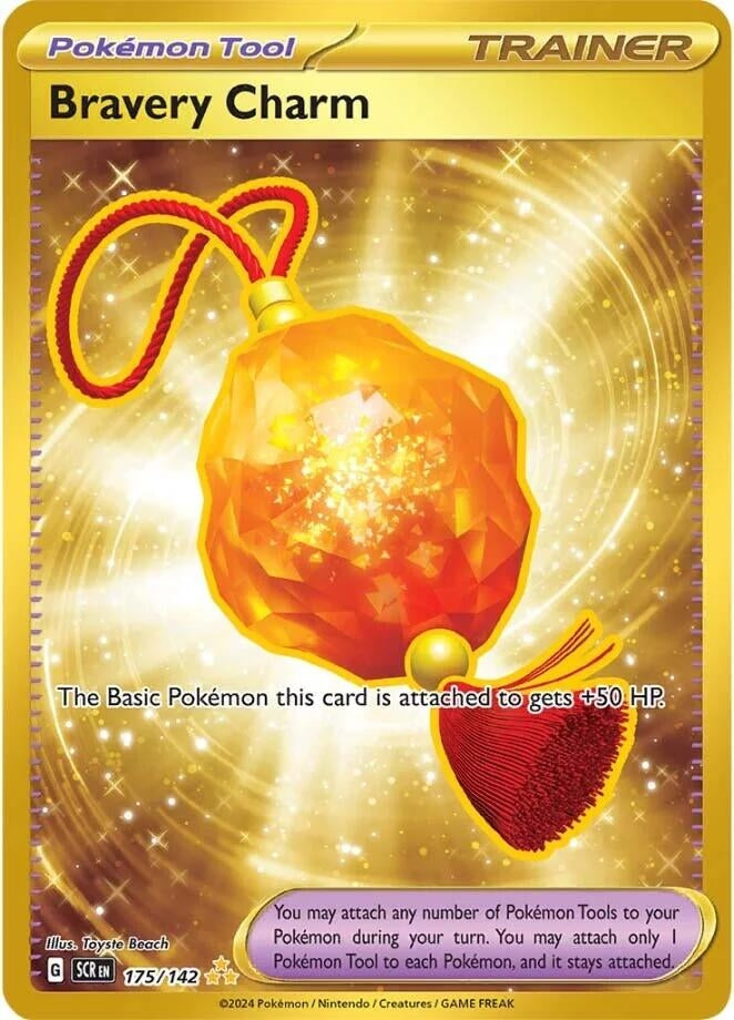 Image for Bravery Charm (175/142) [SV07: Stellar Crown] - Pokemon