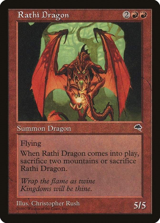 Image for Rathi Dragon (196) [Tempest] - Magic: The Gathering