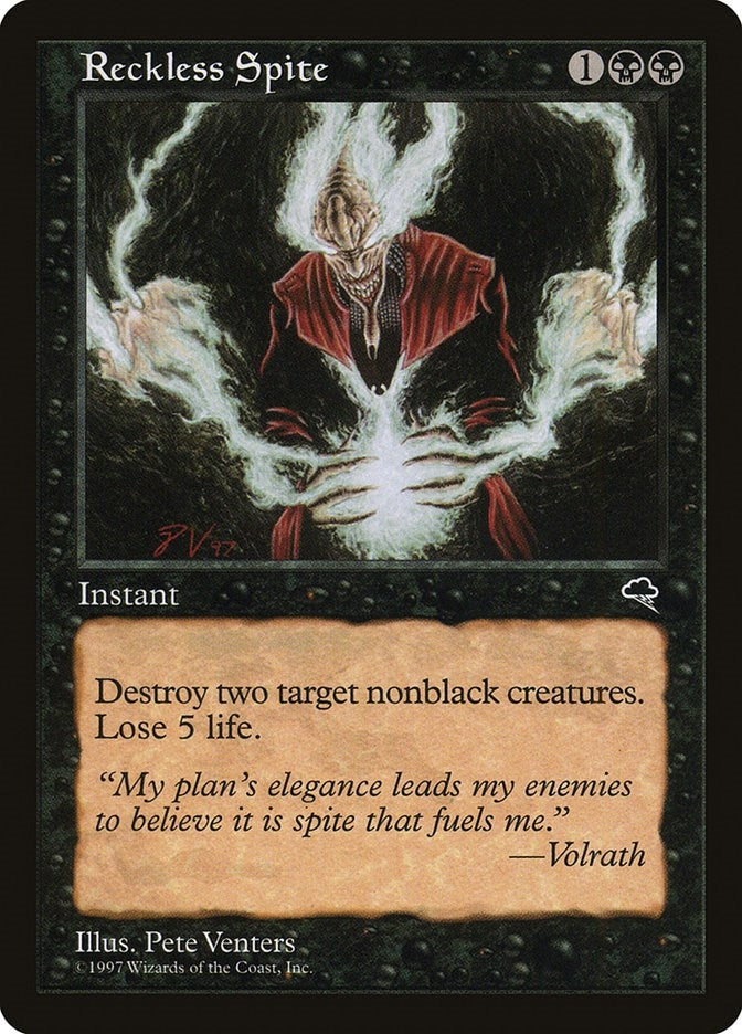 Image for Reckless Spite (152) [Tempest] - Magic: The Gathering