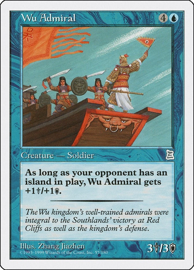 Image for Wu Admiral (57) [Portal Three Kingdoms] - Magic: The Gathering