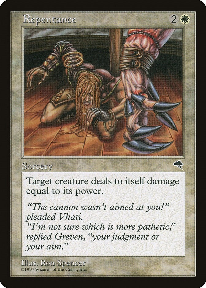 Image for Repentance (37) [Tempest] - Magic: The Gathering