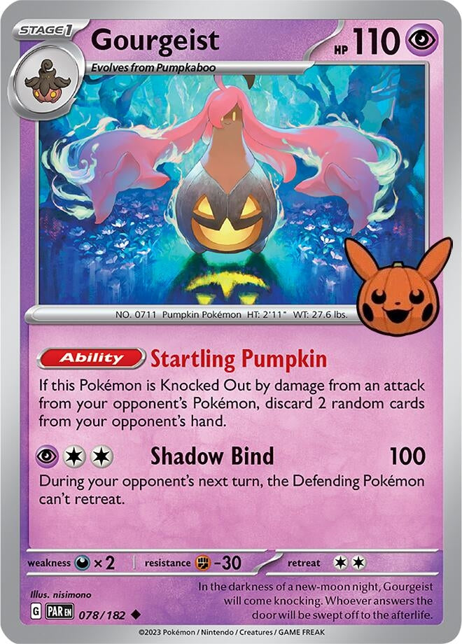 Image for Gourgeist (078/182) [Trick or Trade BOOster Bundle 2024] - Pokemon