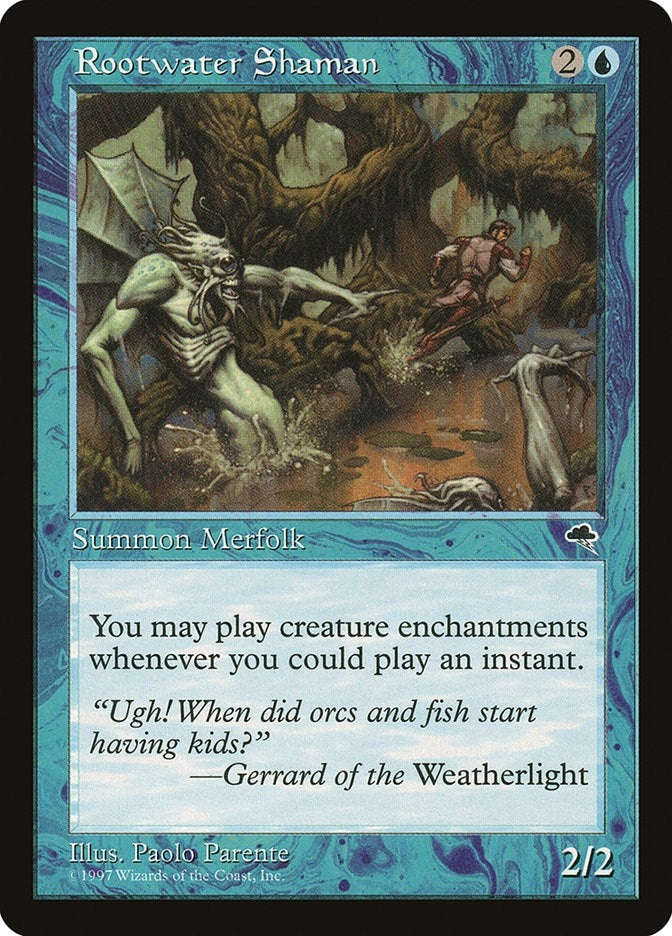 Image for Rootwater Shaman (84) [Tempest] - Magic: The Gathering