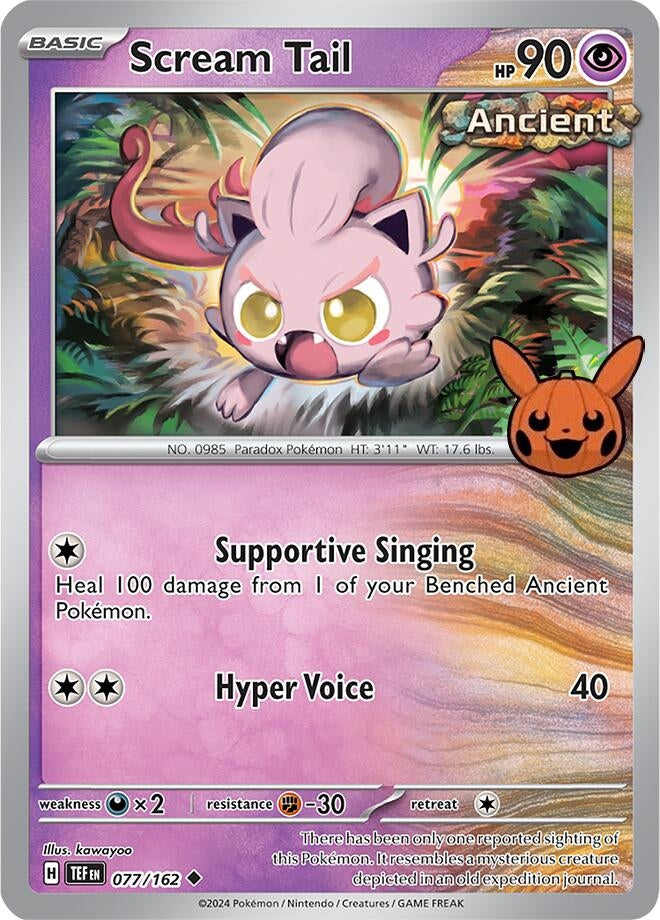 Image for Scream Tail (077/162) [Trick or Trade BOOster Bundle 2024] - Pokemon