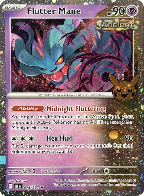 Image for Flutter Mane (Cosmos Holo) (078/162) [Trick or Trade BOOster Bundle 2024] - Pokemon
