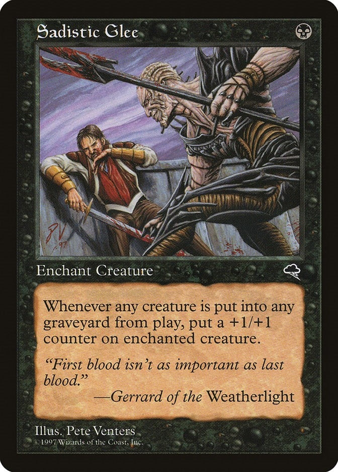 Image for Sadistic Glee (153) [Tempest] - Magic: The Gathering