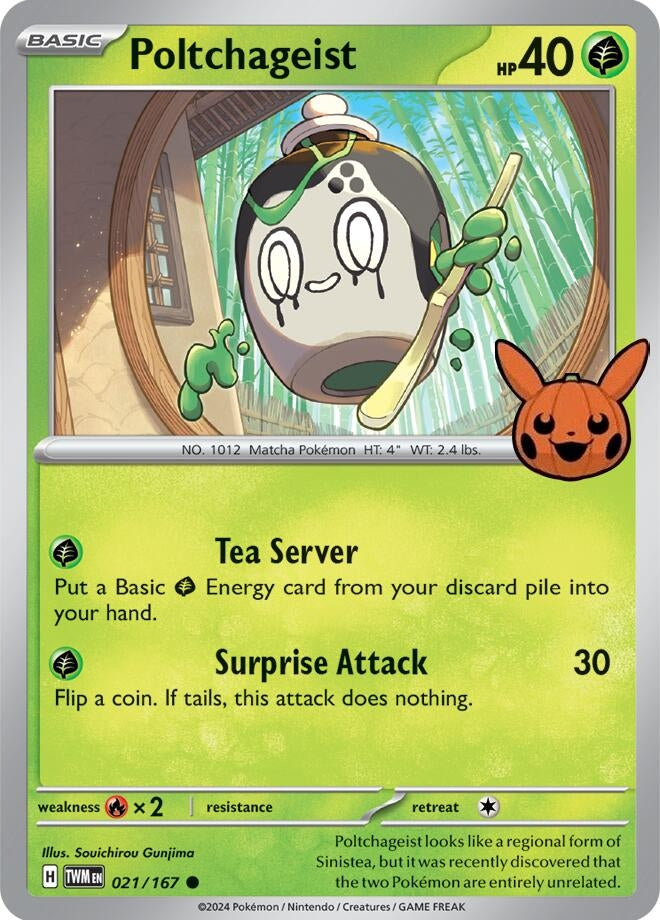 Image for Poltchageist (021/167) [Trick or Trade BOOster Bundle 2024] - Pokemon