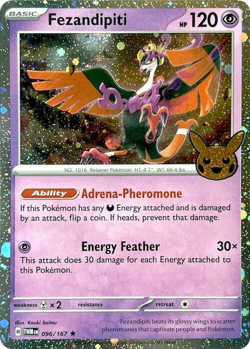 Fezandipiti (Cosmos Holo) (096/167) [Trick or Trade BOOster Bundle 2024]