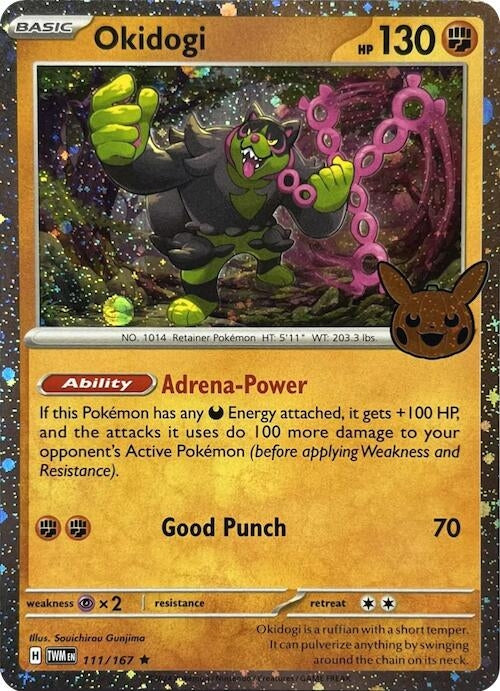 Image for Okidogi (Cosmos Holo) (111/167) [Trick or Trade BOOster Bundle 2024] - Pokemon