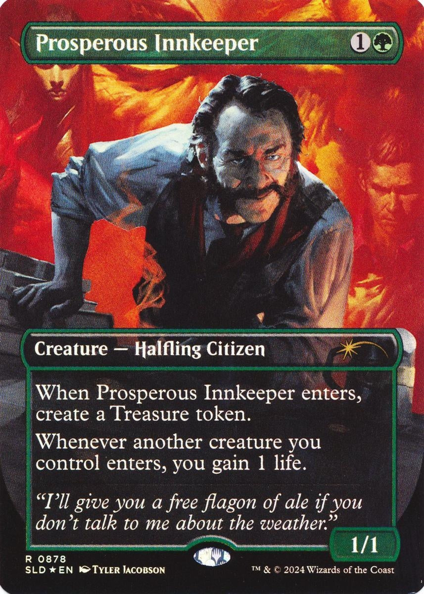 Image for Prosperous Innkeeper (Rainbow Foil) (878) [Secret Lair Drop Series] - Magic: The Gathering