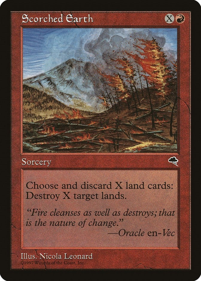 Image for Scorched Earth (200) [Tempest] - Magic: The Gathering