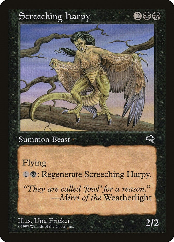 Image for Screeching Harpy (155) [Tempest] - Magic: The Gathering