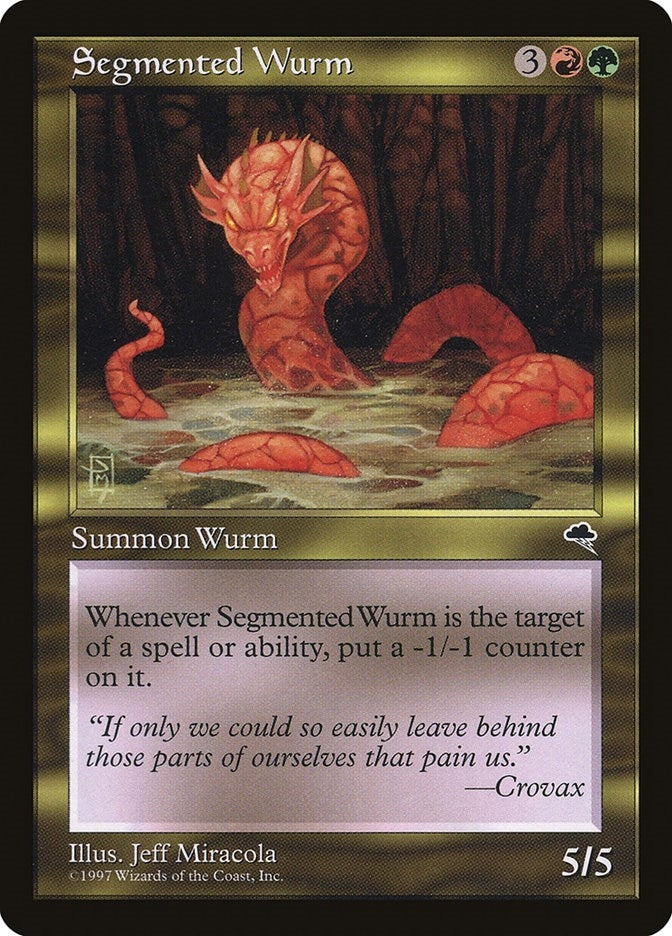 Image for Segmented Wurm (269) [Tempest] - Magic: The Gathering