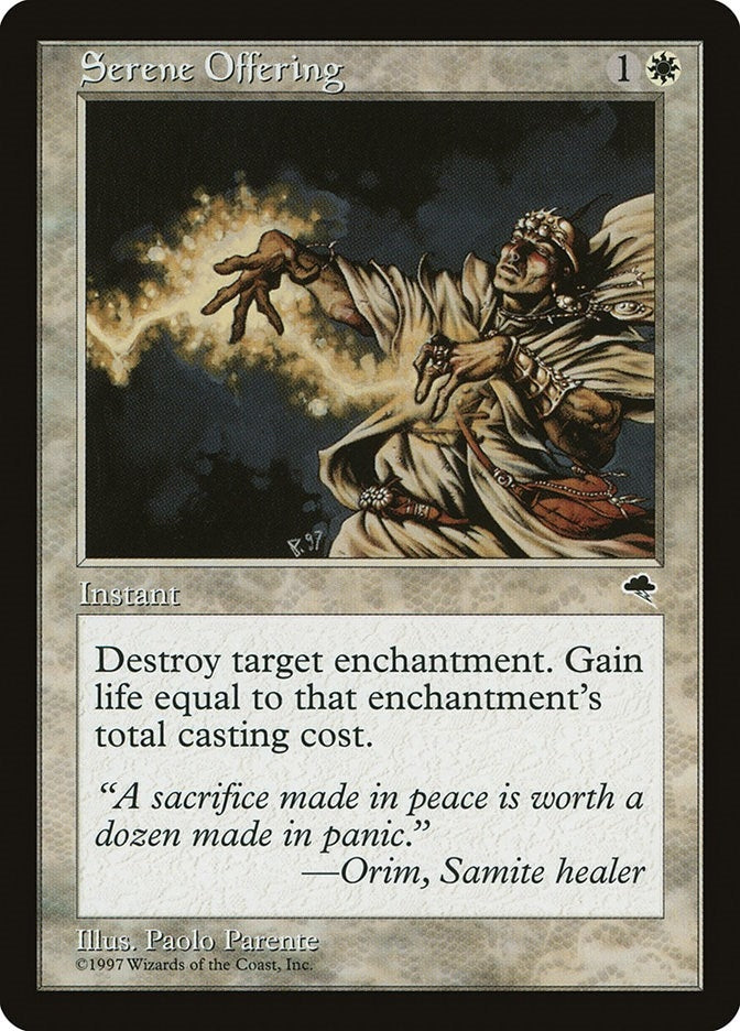 Image for Serene Offering (40) [Tempest] - Magic: The Gathering