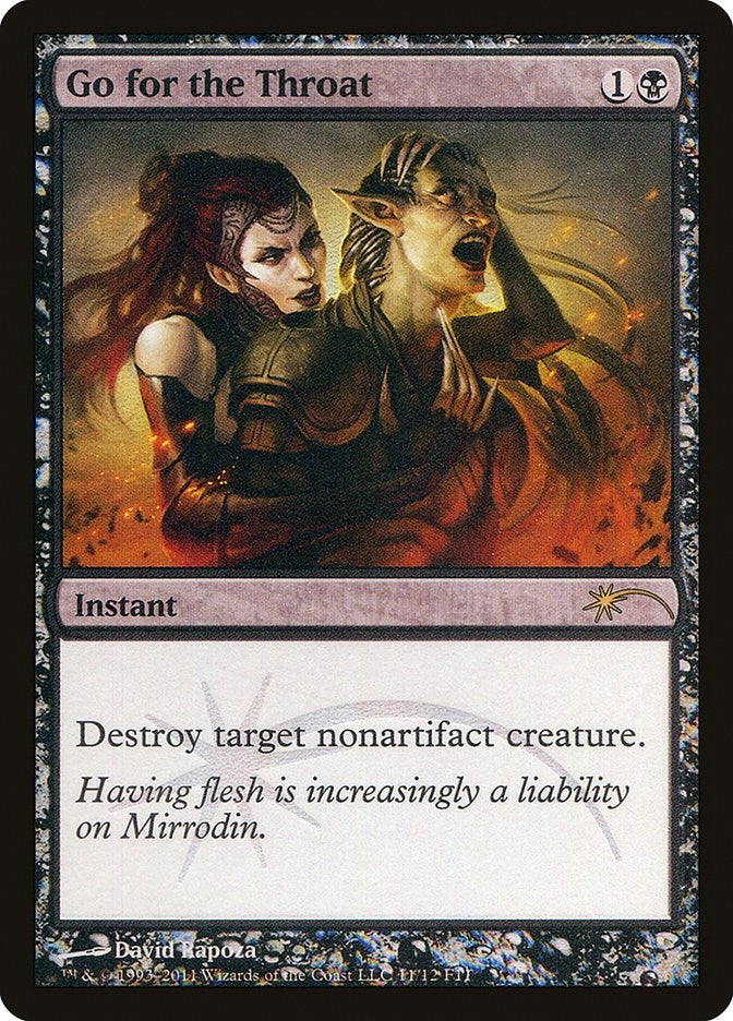 Image for Go for the Throat (11) [FNM Promos] - Magic: The Gathering