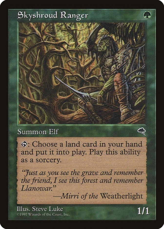 Image for Skyshroud Ranger (256) [Tempest] - Magic: The Gathering