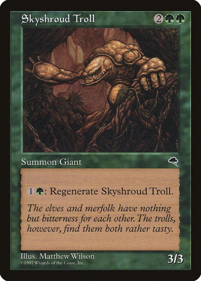 Image for Skyshroud Troll (257) [Tempest] - Magic: The Gathering