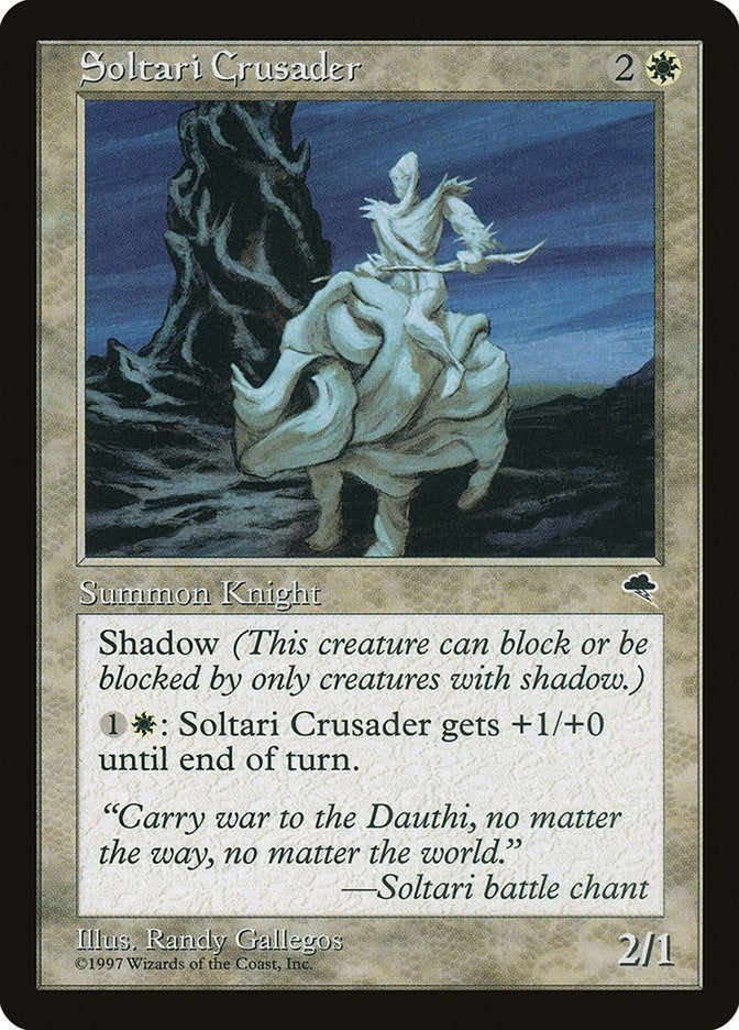 Image for Soltari Crusader (41) [Tempest] - Magic: The Gathering