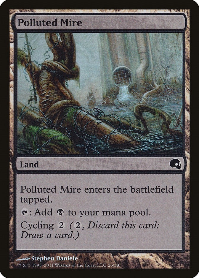Image for Polluted Mire (26) [Premium Deck Series: Graveborn] - Magic: The Gathering