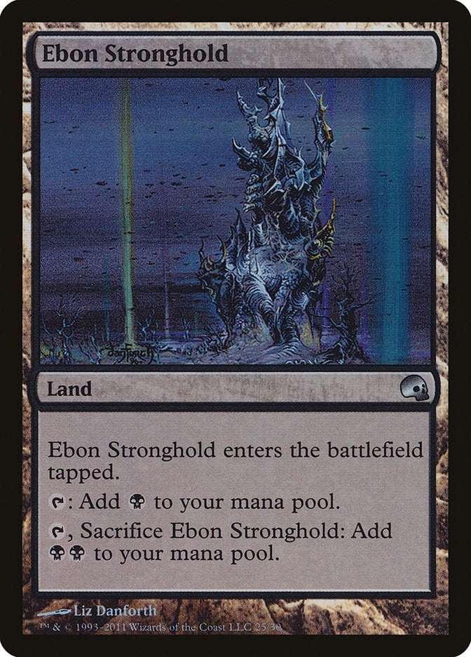 Image for Ebon Stronghold (25) [Premium Deck Series: Graveborn] - Magic: The Gathering