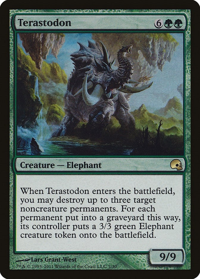 Image for Terastodon (7) [Premium Deck Series: Graveborn] - Magic: The Gathering