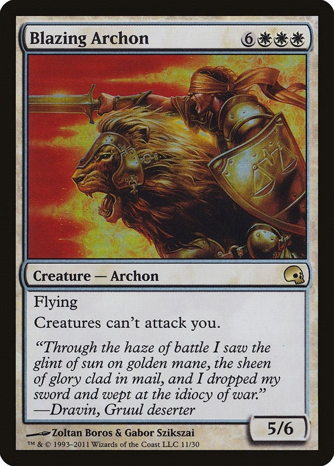 Image for Blazing Archon (11) [Premium Deck Series: Graveborn] - Magic: The Gathering