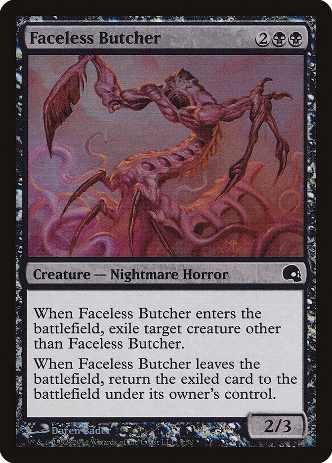 Image for Faceless Butcher (3) [Premium Deck Series: Graveborn] - Magic: The Gathering