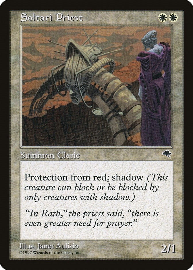 Image for Soltari Priest (46) [Tempest] - Magic: The Gathering