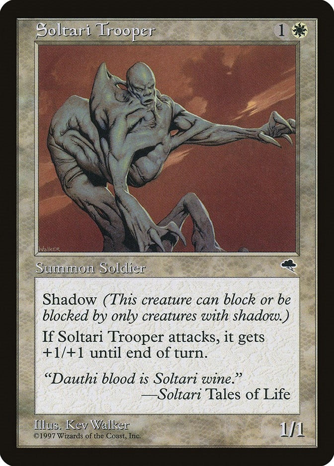 Image for Soltari Trooper (47) [Tempest] - Magic: The Gathering