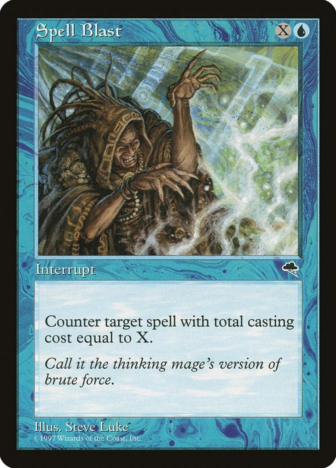 Image for Spell Blast (89) [Tempest] - Magic: The Gathering
