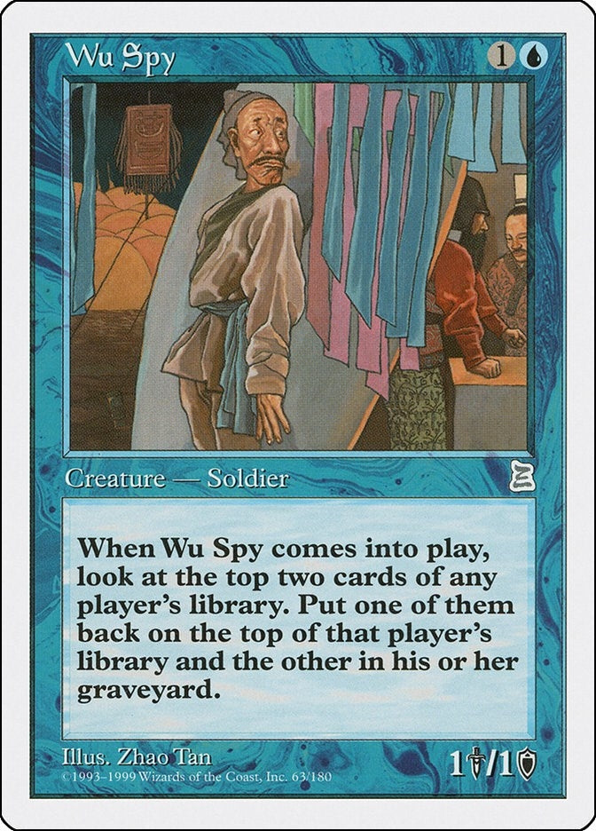 Image for Wu Spy (63) [Portal Three Kingdoms] - Magic: The Gathering