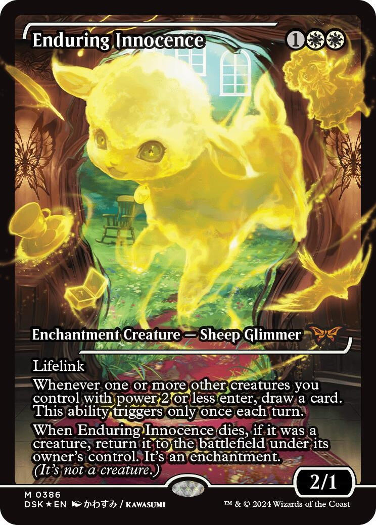 Image for Enduring Innocence (Showcase) (386) [Duskmourn: House of Horror] - Magic: The Gathering