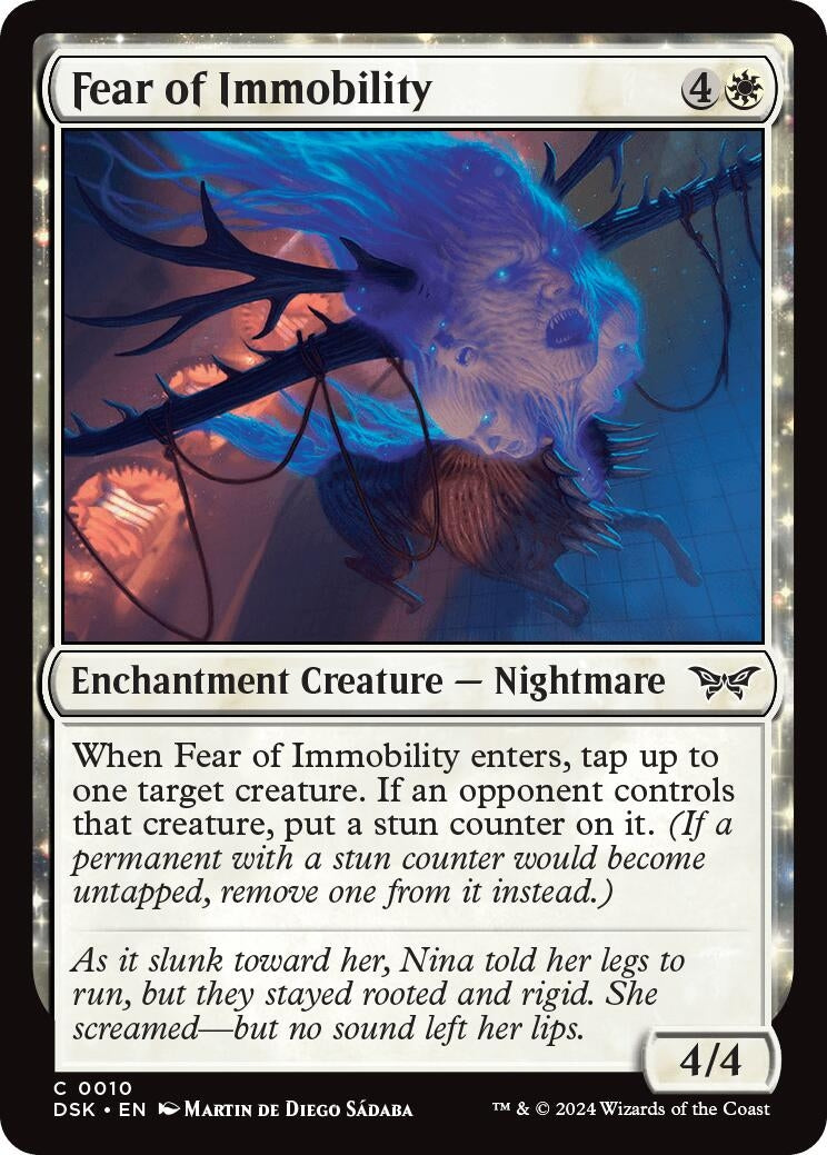 Image for Fear of Immobility (10) [Duskmourn: House of Horror] - Magic: The Gathering